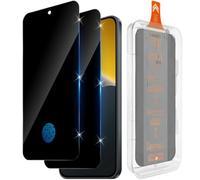 Funrae Protector de pantalla para Xiaomi Mi Poco X8 5G | 2 láminas protectoras de privacidad, 9H resistente a los arañazos, 0,33 mm, ultrafina, antiespía, 0 polvo y burbujas