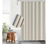 Funria Cortina Baño Impermeable Cortinas Baño EVA Cortinas de Ducha, Anillos de Cortina Incluidos, 180 X 200CM