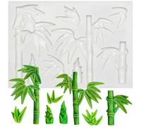 Funshowcase - Molde de silicona para pasta de azúcar, chocolate, fondant, mantequilla, resina, arcilla polimérica, cera, jabón, proyectos de manualidades y decoración de pasteles