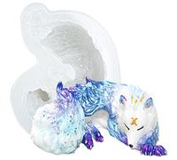 FUNSHOWCASE Molde de silicona para resina epoxi, fabricación de joyas, jardín de hadas, fondant, tartas de arcilla polimérica, dulces, azúcar, cemento, pisapapeles