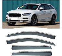 FUNSIE 4 Piezas Coche Deflectores Viento para Volvo V90 2019-2022, Deflectores Aire Ventana Derivabrisas Lluvia Protector Accesorios Coche