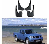 FUNSIE 4 Piezas Coche Faldillas para Nissan Navara D40 2005-2016, Delantero Trasero Salpicaduras Barro Guardias Coche Faldillas Accesorios