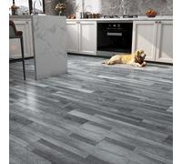 FunStick 90×15CM 35 Baldosas Adhesivas Suelos Vinilico Baño para Suelo Efecto Madera Gris Placas de Suelo Vinilo Autoadhesivo Imitacion Madera Vinilos Piso Adhesivos Azulejos Cocina Baño Gris Lavable