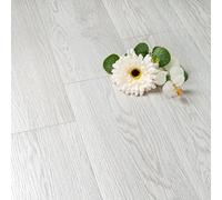 FunStick Baldosas Adhesivas Suelos Madera Gris Blanco Suelo Vinilo Baño Dormitorio Autoadhesivo Impermeable Vinilos Adhesivos para Suelos Cocina Madera 90×15CM 35 Losetas Autoadhesivas Suelo Gris PVC