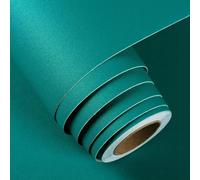 FunStick Papel Pintado Verde Azul Papel Pintado Verde Adhesivo Muebles Impermeable Vinilos Adhesivos para Puertas de Armario Verde Azul Papel Pared Dormitorio Papel Adhesivo Pared Cocina Baño 30CM×5M