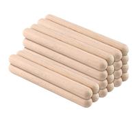 FUNSUEI Juego de 20 Claves Sonoras de Madera de 20 cm, Palillos de Ritmo, Barras de Ritmo de Madera para Bandas, Profesionales y Principiantes