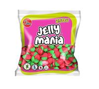 Funtastyc | Bolsa Golosinas Jake | Para fiestas, chuches, navidad, regalo, caramelos, piñata cumpleaños infantil, gominolas, regaliz de sabores. (Fresas Brillo, 250 Unidades)