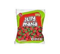 Funtastyc | Bolsa Golosinas Jake | Para fiestas, chuches, navidad, regalo, caramelos, piñata cumpleaños infantil, gominolas, regaliz de sabores. (Fresas Brillo, 1 Kg)
