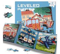 FUNTECHPuzzle Magnetico 3 en 1 para niños, Juguetes Educativos y Montessori años 3-6, Puzzle Infantil 48 Piezas, Libro Magnético