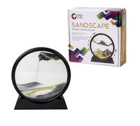 Funtime Gifts Marco artístico fascinante de paisaje arenoso, decoración única para el hogar impulsada por la gravedad
