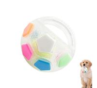 FUNTO DE FUNCIONES DE PERRO DE PERRO - Bola de dentición del cachorro | Juguete de fútbol de mascotas, juguete de masticación de fútbol para perros, juguetes de fútbol interactivos de mano, suministro