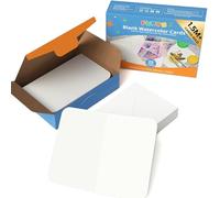 Funto Tarjetas y sobres de acuarela en blanco, 50 tarjetas, 5 x 7 pulgadas, 140 libras/300 g/m², blanco, sin ácidos, papel pesado para todas las ocasiones