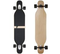 FunTomia Longboard con 3 niveles de flexión Drop Through Cruiser Tabla de skate completa con rodamiento Mach1 de alta velocidad T-Tool