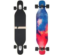 FunTomia Longboard con 3 Niveles Flex Drop Through Cruiser Completo Mach1 Speed con rodamientos de Bolas T-Tool