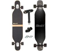 FunTomia Longboard con 3 niveles Flex Drop Through Cruiser tabla completa Mach1 Speed Rodamientos T-Tool