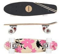 FunTomia® Mini Board monopatín Skateboard 57cm - 7 Capas de Arce Canadiense - con o sin LED Ruedas - Wheel 59mmx45mm (82A) - Rodamiento Mach1