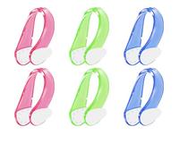 Funver 6PCS Pinzas de Nariz para Natación Adulto, Nose Plugs for Swimming Pinza Nariz Natación Pince Nez Natation, Antideslizante y Cómoda Juego Multicolor
