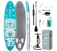 FunWater New Tiki Stand Up Paddle Board Sup Inflable con Deck de EVA Antideslizante Remo Bomba Accesorios Completos Apto para Principiantes