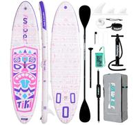 FunWater New Tiki Stand Up Paddle Board Sup Inflable con Deck de EVA Antideslizante Remo Bomba Accesorios Completos Apto para Principiantes