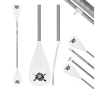 FunWater SUP Paddles - Palas de pie ajustables de 3 o 4 piezas de aleación flotante de paletas portátiles - Remos ligeros y flotantes - Duradero y plegable - Acolchado eficiente