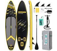 FunWater Tabla de surf hinchable con accesorios completos de SUP, ISUP estable de primera calidad con proceso de sellado térmico integrado, tabla de remo para adultos y jóvenes
