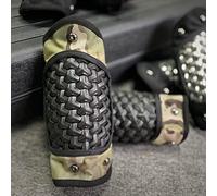 Funwetrike Protector de armadura táctica, 1 par de protectores tácticos de estilo chino, armadura, equipo de defensa para juegos tácticos al aire libre, paintball, tiro, juego de guerra, MC + negro