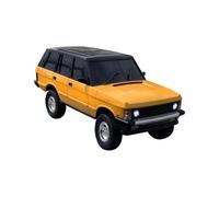 Funwetrike RC Crawler, vehículo todoterreno a escala 1/18, 2.4G 4WD totalmente proporcional vehículo todoterreno con luces LED realistas (versión RTR / amarillo)