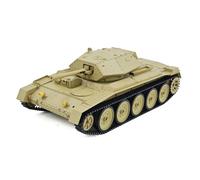 Funwetrike Tanque RC 1/16, modelo de tanque RC cruzado británico de 2.4 G con efectos de luz de sonido, modos de doble velocidad, 8 km/h (versión RT)