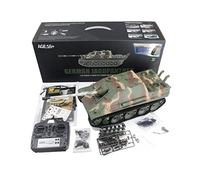 Funwetrike Tanques RC para adultos, 1/16 2.4G RC alemán Jagdpanther modelo de vehículo destructor de tanques que dispara BBS y bombas de agua para adultos con sonidos de luces (versión básica)