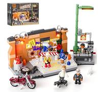 FUNWHOLE Streetstyle F9069 - Juego de bloques de construcción iluminados, 429 piezas, juguete para adultos y jóvenes y aficionados a la cultura callejera