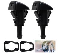FunWorth Paquete de 2 boquillas para limpiaparabrisas 986302K100, chorros de repuesto compatibles con Kia Sportage, Hyundai I30, I20, Tucson, Venga y Soul (2008-2011)