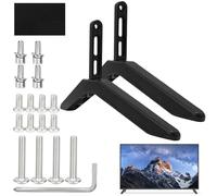 FunWorth Patas Universales para Soporte de TV, Soporte para TV de 32 a 60 Pulgadas, Base Estable con Ajuste de Inclinación, Compatible con Samsung, LG, Sony, etc. Pantallas Planas, Curvas