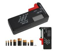 FunWorth Probador de batería analógico universal, no requiere pilas, comprobación instantánea para pilas de botón AA/AAA/C/D/9V/1.5V - Comprobador de batería para el hogar y la oficina con pantalla de