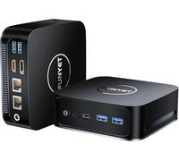 FUNYET Mini PC Win 11 Pro, Alder Lake-N95(hasta 3.4Ghz, 15W) 16GB DDR4 RAM 512GB SSD, Desktop Computer 4K, 2xHDMI/WIFI/BT/RJ45/USB3.2, Negro
