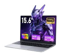 FUNYET Ordenador Portátil 15.6 Pulgadas 16GB RAM 512GB SSD TF 1TB Win 11 Pro Procesador M3-6Y30 Laptop, 1920x1080 FHD, WiFi 5, BT 4.2, USB 3.0x2, Mini HDMI - Plata