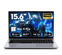 FUNYET Ordenador Portátil,2026 New Laptop PC de 15,6 Pulgadas,32GB RAM 1TB SSD, Portátil R7-6800H, IPS FHD 1920 * 1080 Notebook,5000 mAh,Fingerprint Sensor, Backlit Keyboard Gaming Laptop