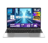 FUNYET Ordenador Portátil,2026 Portátil da 15,6 pollici,16 GB di RAM,1 TB di SSD,Core i7-7600U Laptop PC,IPS FHD 1920 * 1080 Notebook,6000 mAh,Tastiera retroilluminata