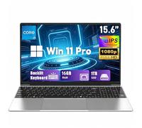 FUNYET Ordenador Portátil,Laptop Modelo 2026 de 15,6 Pulgadas,16 GB de RAM,SSD de 1 TB,PC Portátil Core i7-7600U,FHD 1920 x 1080,5000 mAh, WiFi5,Teclado retroiluminado,Apertura de 180°