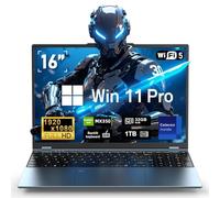 FUNYET Portátil Gaming de 16 Pulgadas, Gráficos Discretos GeForce MX350 Gaming Laptop, Notebook Procesador N95 (hasta 3.4Ghz), 16GB RAM 1TB SSD, FHD 1920x1080, Teclado Retroiluminado Computer,Type-C