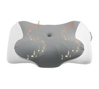 FUNYKICH Almohada de Espuma Viscoelástica de Ruido Blanco con 32 Sonidos, 58×36×8/11.5cm Almohada Cervical Ergonómico de Mariposa, Funda Desenfundable y Lavable,Tecnología de Conducción Ósea