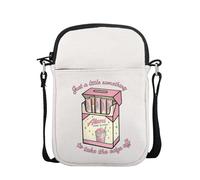 FUNYSO Bolsa cruzada con texto en inglés «Just A Little Something To Take The Edge Off», Just a Little Cb UK