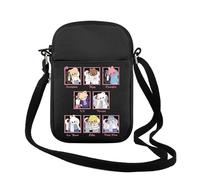 FUNYSO Bolsa cruzada de grupo coreano, regalo para los amantes de la música, bolsa cruzada para los fanáticos de la banda, 8 personas Cr Reino Unido, 0