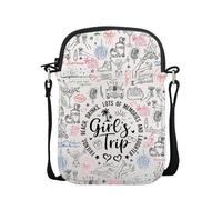 FUNYSO Bolsa cruzada de viaje para niñas, regalo de fin de semana, mejores amigas, escapadas, Friends Beach Cb UK, 0