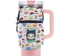 FUNYSO Bolsa de vaso inspirada en manga japonesa para fanáticos de la película animada, regalo de boticario, bolsa de botella de agua venenosa, ¿Veneno? Wb Pouch UK, Bolsa para botella de agua