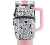 FUNYSO Bolsa para botella de agua con diseño de fanáticos del teatro, regalo para amantes de la música, decoración del hogar, comedia, teatro musical, Hamil Wb Pouch UK, Bolsa para botella de agua