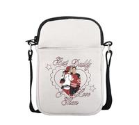 FUNYSO Hockey Romance LGBT Gift Hockey TV Show Fans Gift LGBTQ Merch But Daddy I Love Them Both Crossbody Bag, But Daddy Cb UK
