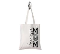 FUNYSO LAX Mom Gift Lacrosse Mom Tote Bag Lacrosse Game Day Gift LAX Lacrosse Gift for Mother, Lacrosse Mom Tote Reino Unido, 0