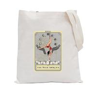 FUNYSO Pole Dancing Tarot Card Tote The Pole Dancer Fitness Gift, The Pole Dancer Reino Unido, Large