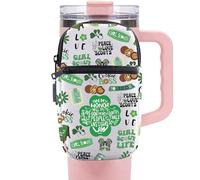 FUNYSO Squad Leader Gift Girl Troop Leader - Bolsa de vaso con bolsillo versátil para botella de agua, Cokie Boss Wb Pouch UK, Bolsa para botella de agua