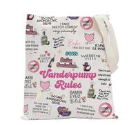 FUNYSO Vanderpump - Bolsa de hombro inspirada en el programa de televisión Vanderpump, Vanderpump Rules Reino Unido, L, 0 unidades